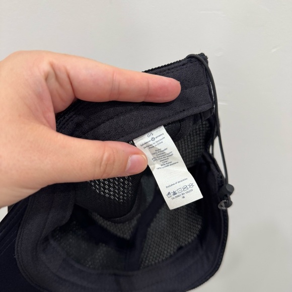 Lululemon Black Perforated Baseball Hat Cap Athleisure Classic Casual - Picture 5 of 6
